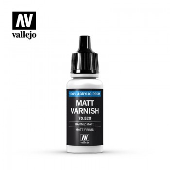 Vallejo Matt Varnice Resin 17ml 70520